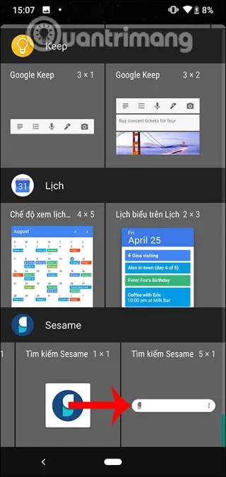 Cómo crear una barra de búsqueda de Android usando Sesame