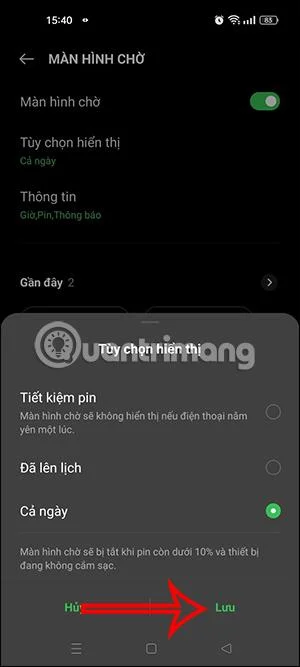 Instrucciones para instalar Always on Display para teléfonos OPPO