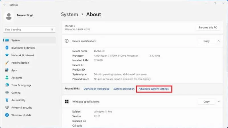 Windows でページファイルのサイズと位置を変更する手順