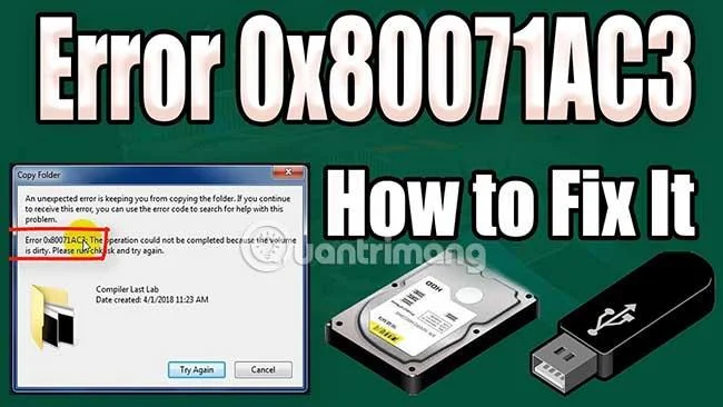 Hoe fout 0x80071ac3 op te lossen