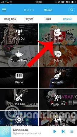Cómo descargar la lista de reproducción completa de Nhaccuatui a tu teléfono