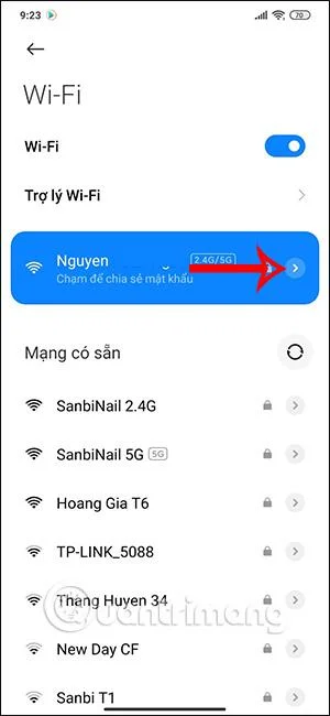 Modifier les paramètres avancés sur Android