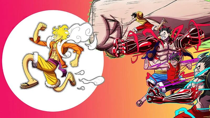 Luffy Gear 5 duvar kağıdı, Luffy Tanrısı Nika duvar kağıdı