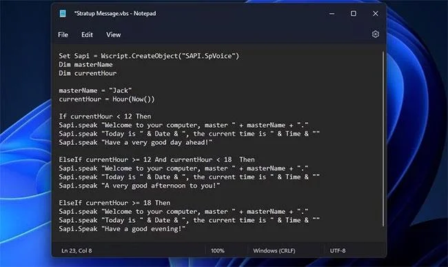 Windows 11'de özel sesli başlangıç ​​bildirimleri nasıl ayarlanır