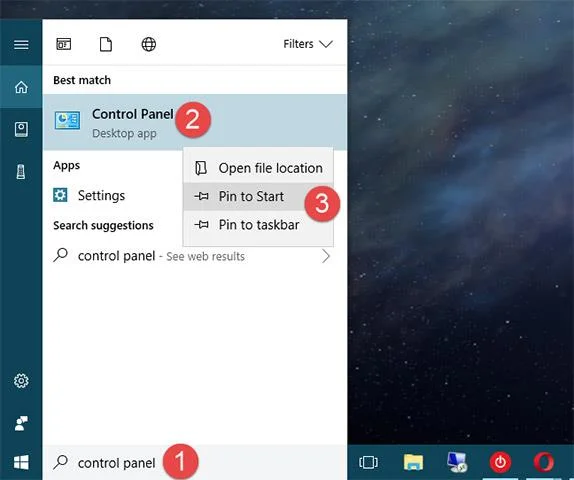 Bagaimana untuk membuka Panel Kawalan pada Windows 10, 8.1, 7