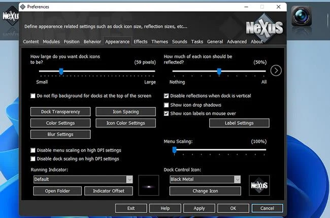 Winstep Nexus kullanarak Windows 10/11'e Mac tarzı Dock nasıl eklenir
