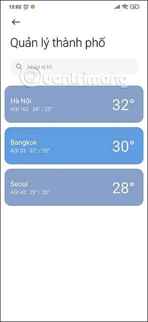 Bagaimana untuk melihat cuaca di pelbagai lokasi pada telefon Xiaomi