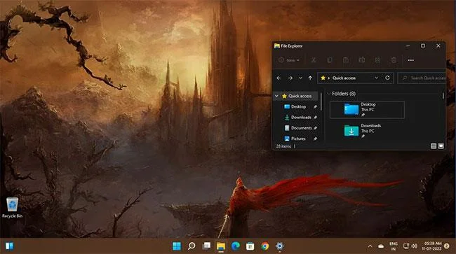 11 beste donkere thema's om het Windows 11-bureaublad aan te passen