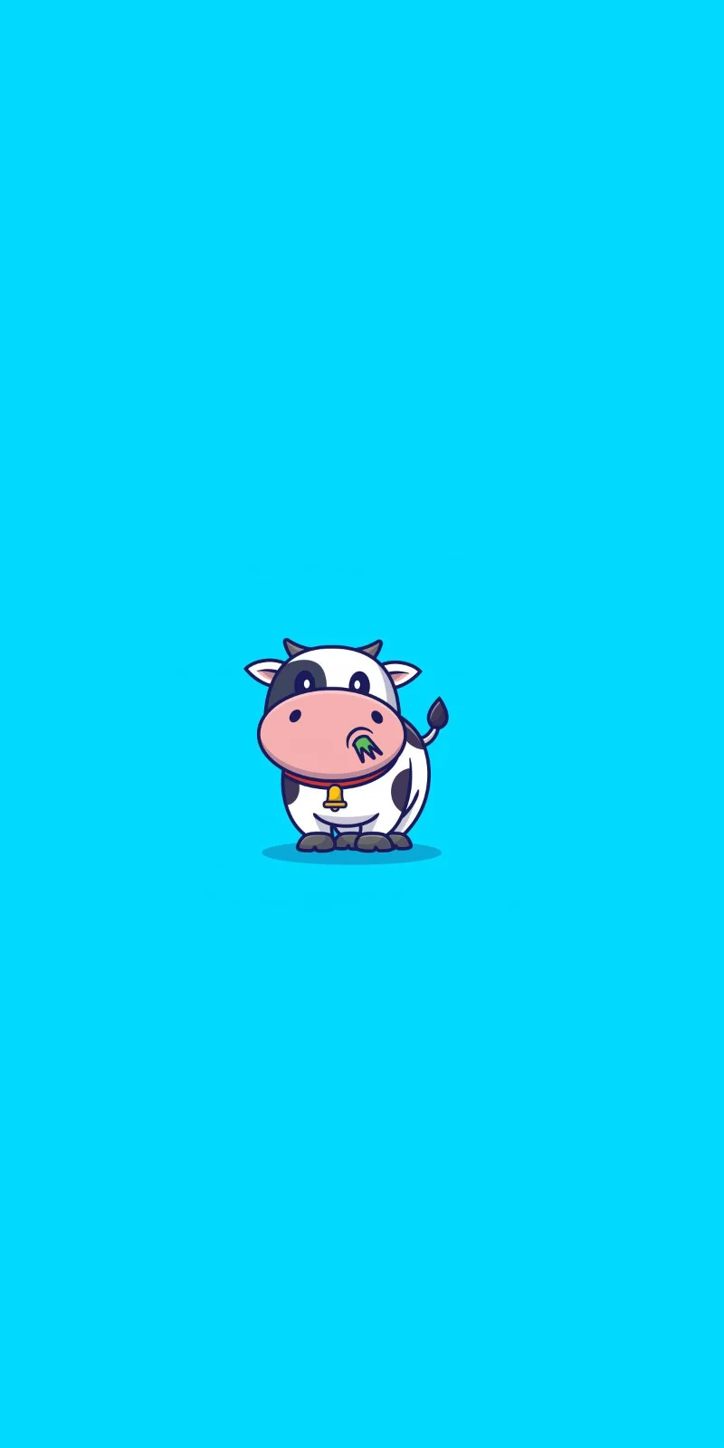 Kertas dinding lembu tenusu comel, gambar lembu tenusu comel