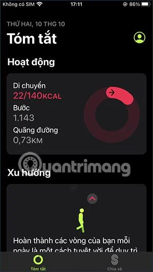 Cara menggunakan apl Kecergasan pada iPhone