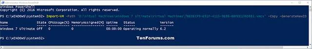 Bagaimana untuk mengimport mesin maya Hyper-V dalam windows 10