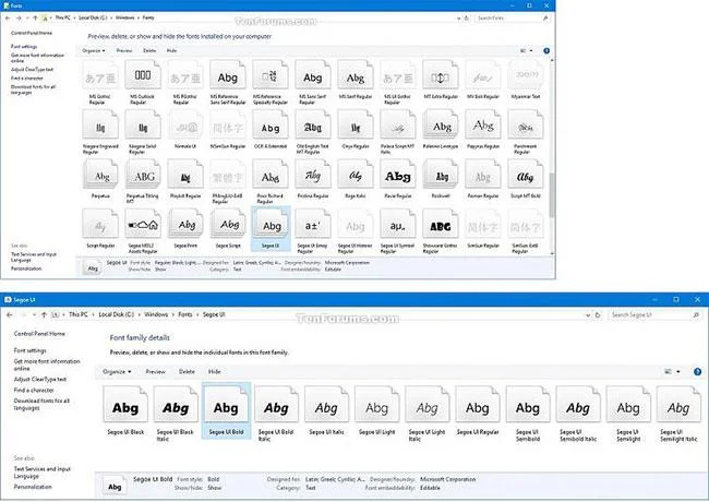Windows 10でレジストリエディタのフォントを変更する方法