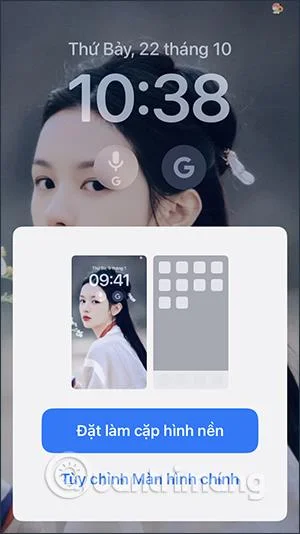 Cara menambah Google Lens pada skrin kunci iPhone