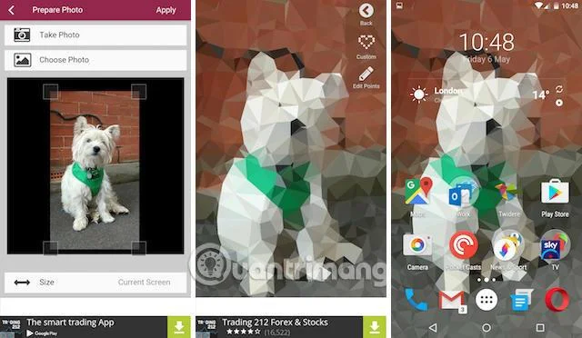 6 aplikasi terbaik untuk mencipta kertas dinding abstrak untuk Android