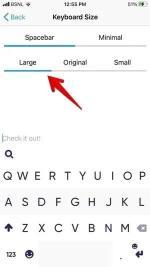 7 cara untuk menjadikan papan kekunci lebih besar pada iPhone dan iPad