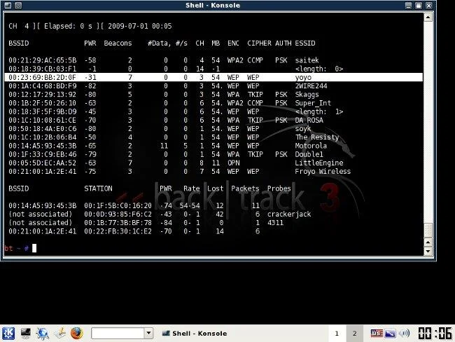 使用 Backtrack 破解 WEP Wifi 密碼
