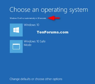 Windows 10da önyükleme yapmak için varsayılan işletim sistemi nasıl seçilir