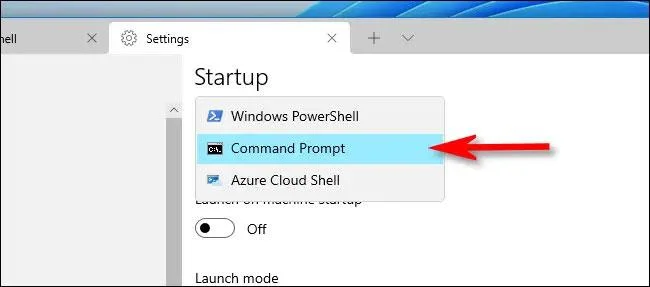 Windows Terminalini her zaman Windows 11'de Komut İstemi ile açılacak şekilde ayarlayın