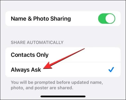 Bagaimana untuk melaraskan privasi foto kenalan pada iPhone