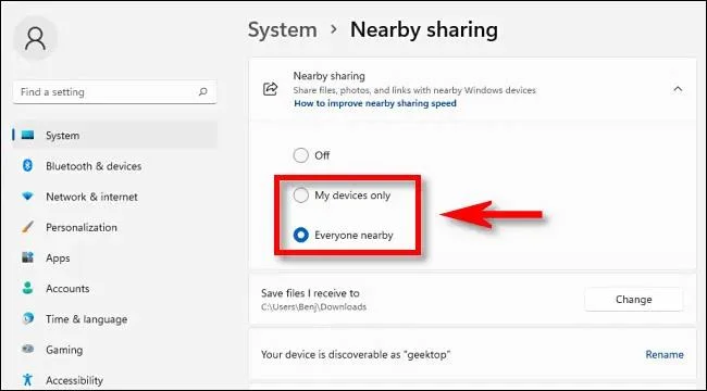 Windows için “AirDrop”: Windows 11'de Yakın Paylaşım özelliği nasıl kullanılır?