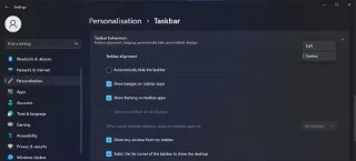 Hoe u de taakbalkpositie op Windows 11 kunt wijzigen