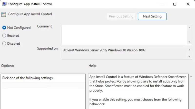 Windows'ta Uygulamaların Nereden Alınacağını Seç seçeneğinin kaybolması hatası nasıl düzeltilir