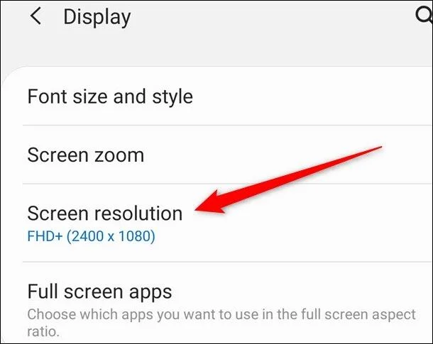 Bagaimana untuk menukar resolusi skrin Galaxy S20