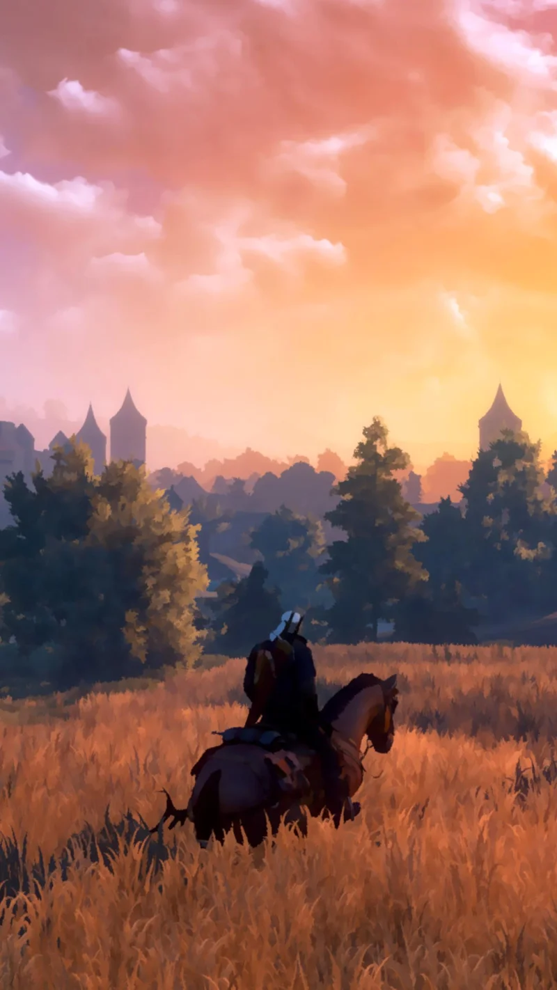 Kertas dinding The Witcher untuk telefon, kertas dinding The Witcher untuk telefon