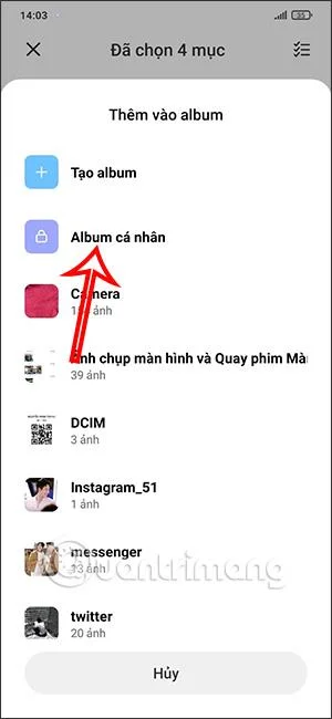 Xiaomiで写真を非表示にするシークレットアルバムを作成する方法