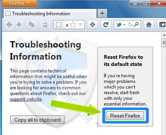 Alih keluar sepenuhnya URL Mal Virus - http://107.170.47.181
