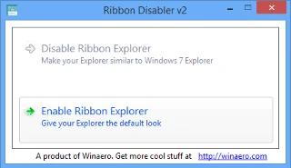 Windows 8'de Şerit arayüzünü kaldırma talimatları