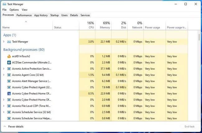 Hoe het CPU-gebruik in Windows 11 te controleren
