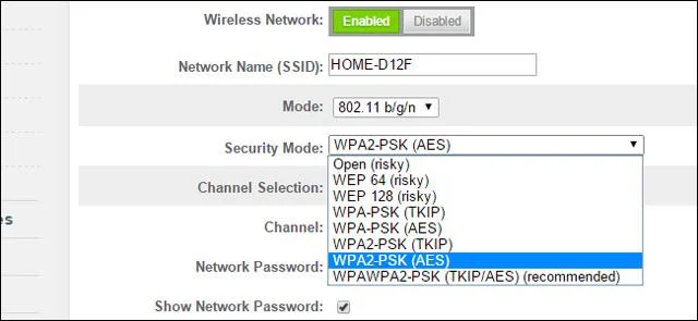 Keselamatan Wifi: patutkah anda menggunakan WPA2-AES, WPA2-TKIP atau kedua-duanya?