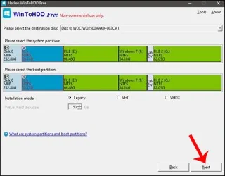 Cara memasang Windows menggunakan WinToHDD tanpa USB atau DVD
