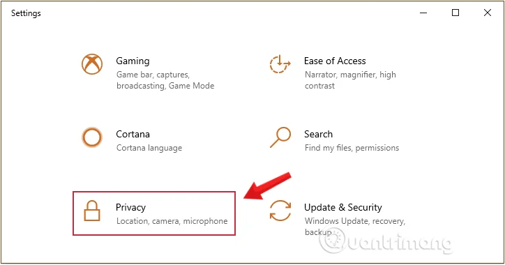 Matikan penjejakan lokasi pada Windows 10