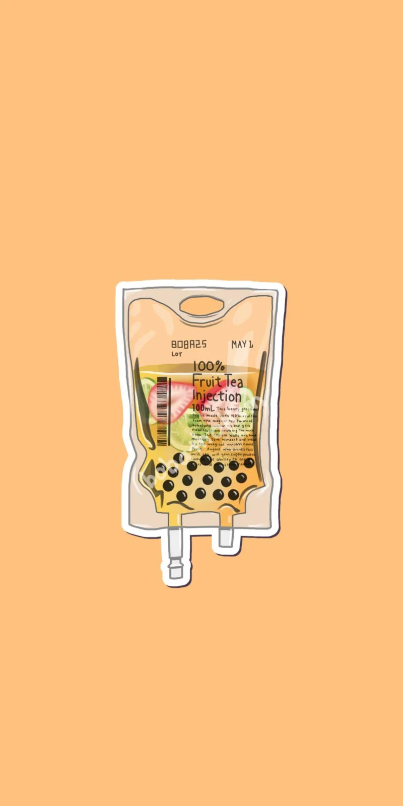 Kertas dinding teh susu, kertas dinding teh susu yang cantik