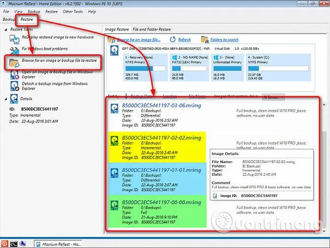 Macrium Reflect を使用してシステム イメージ バックアップを作成および復元する方法