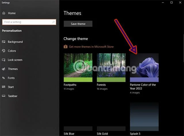Muat turun set kertas dinding tema Pantone untuk Windows 11, Windows 10