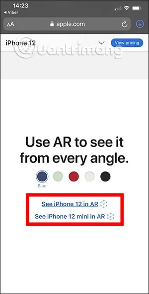 Gunakan 3 versi iPhone 12 melalui kamera AR Apple