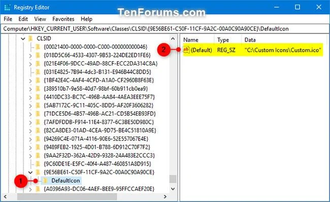 Windows'ta Masaüstüne Gönder simgesi (kısayol oluştur) nasıl değiştirilir?