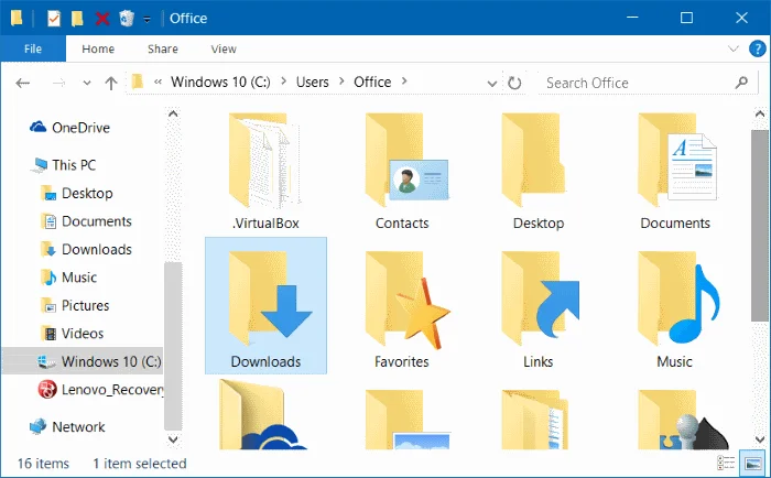 Windows 10 でデスクトップ、ダウンロード、ドキュメントを別のドライブに移動する