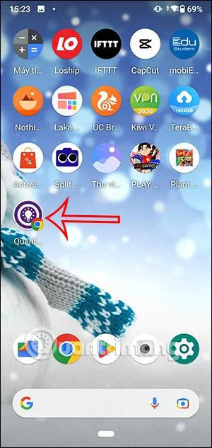 Bagaimana untuk membawa tapak web ke skrin telefon Android