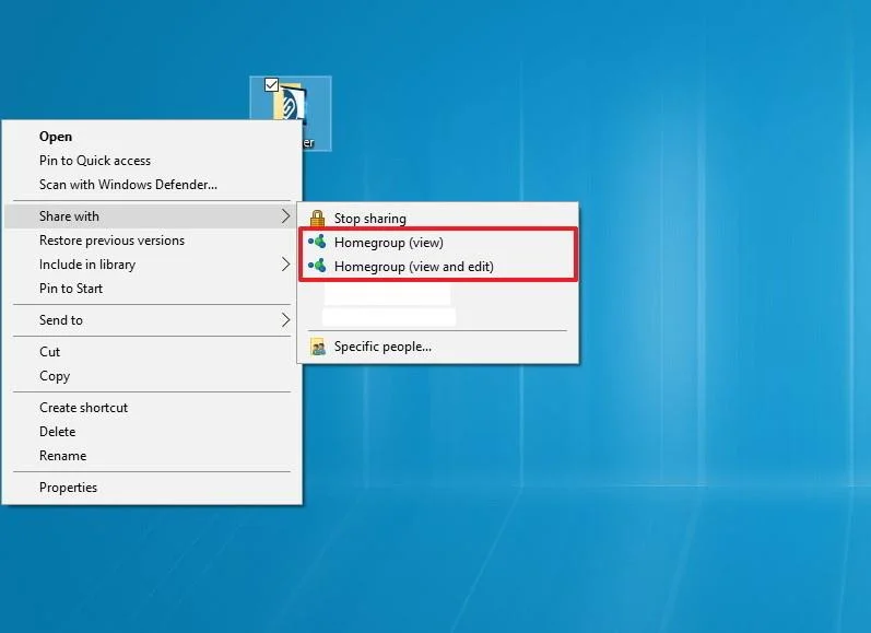 Istruzioni per la configurazione e la gestione del Gruppo Home su Windows 10