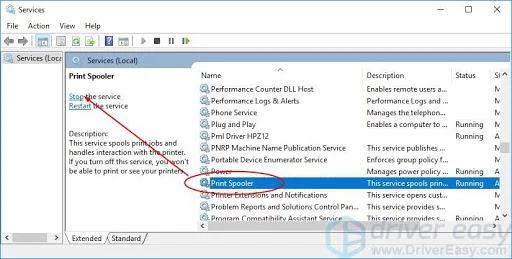 Hatayı düzeltin Yazdırma biriktiricisi hizmeti Windows 10, 8.1, 7'de çalışmıyor