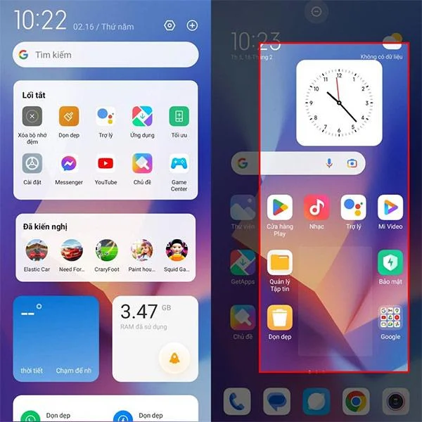 Arahan untuk memuat turun widget cantik untuk Xiaomi