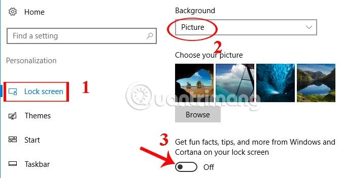 Petua untuk menyesuaikan skrin kunci Windows 10