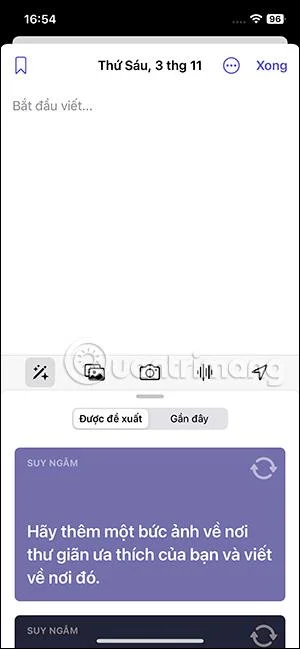 Bagaimana untuk mengalih keluar cadangan untuk menulis diari pada iPhone