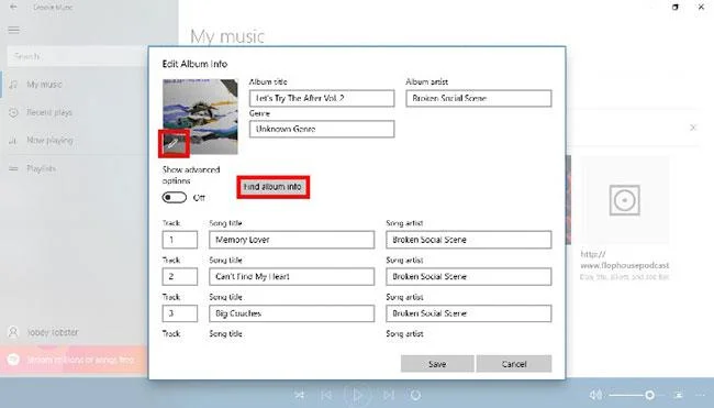 Windows 10'da MP3 albüm kapakları nasıl eklenir