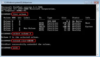 Windows 10da boş alan bir bölümden diğerine nasıl aktarılır
