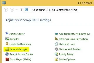 Ralat kerana tidak dapat melaraskan kecerahan skrin selepas menaik taraf Windows 8.1